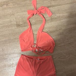 Fashion Nova halter top and pants set